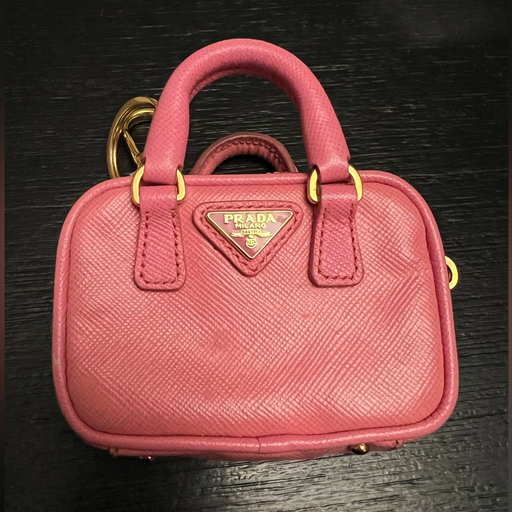 Prada Mini Bag key chain